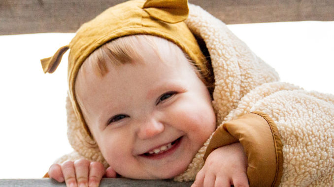 sorriso de bebe