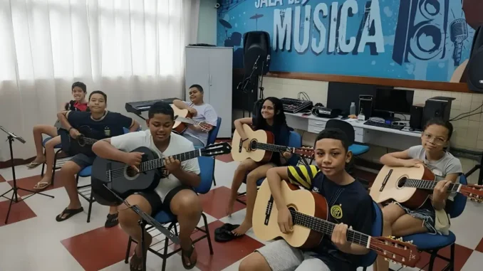 estudantes música Serra