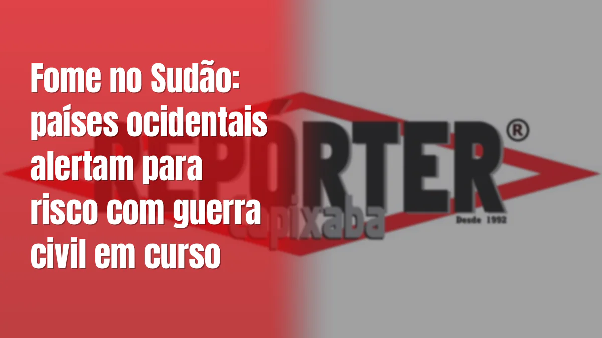 Fome no Sudão: países ocidentais alertam para risco com guerra civil em curso